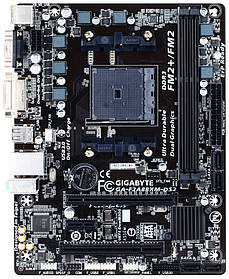 Материнська плата Gigabyte GA-F2A88XM-DS2 Rev3.2 Socket FM2+ (GA-F2A88XM-DS2) Б/В (S3)