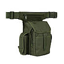 Тактична поясна сумка MIL-TEC Multi Pack/ Армійська сумка на стегно/ Військова чоловіча сумка на пояс Хакі, фото 5