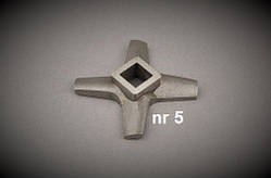 Ніж односторонній No5 для м'ясорубки Зелмер Zelmer 86.1007 (861007)