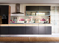 Наклейки кухонный фартук Zatarga Прекрасное утро 600х2500 мм Розовый (Z180098 1) AT, код: 1836427