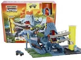 Matchbox Real Adventures Volcano Lights And Sounds Set Hhw21 автомобіль Dune Dog.