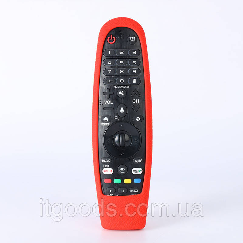 Червоний силіконовий захисний чохол для пульта TV LG AN-MR600 AN-MR650 AN-MR19BA AN-MR20GA AN-MR20BA