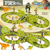 Mega Race Track Xxxl Dinosaur Park 169 шт. Magic зі 169 елементами + автомобіль Memfis Dm-dop.
