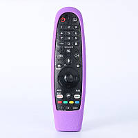 Фіолетовий силіконовий захисний чохол для пульта TV LG AN-MR600 AN-MR650 AN-MR19BA AN-MR20GA AN-MR20BA