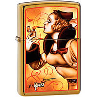 Зажигалка Zippo 24745 MAZZI ZIPPO WINDY HIGH POLISH CHROME