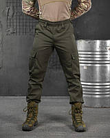 Тактичні демісезонні штани олива Ріп стоп, Весняні армійські брюки Oliva одяг для ЗСУ