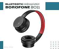 Беспроводные складные Bluetooth-наушники со встроенным микрофоном BOROFONE BO11 MAILY BT HEADPHONES BLACK ТОП
