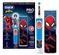 Электрическая зубная щетка Oral-B D103.413.2KX Vitality Pro Kids Spider-Man с футляром