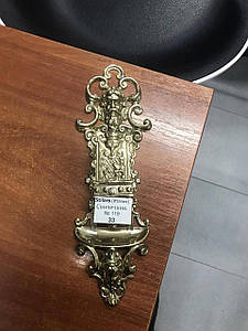 Підставка для сірників із латуні 10*28 см Stilars Італія 119