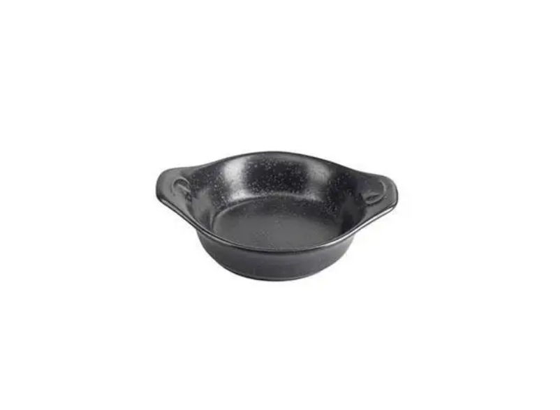 Соусник з ручками Black порцеляновий Porland 8 см 802907/Bl