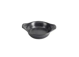 Соусник з ручками Black порцеляновий Porland 8 см 802907/Bl