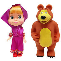 Лялька Маша та ведмідь Bambi 8899-15 V фіолетовий, 18 см (8899-15 Violet-RT)