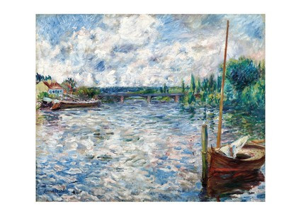 Лист Pierre-Auguste Renoir — The Seine at Chatou, 1874