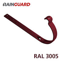 Держатель желоба длинный RainGuard 125мм RAL 3005