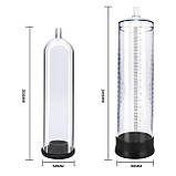 Потужна вакуумна помпа для чоловіків Powerpump Max 0.2 Black&Clear, фото 5