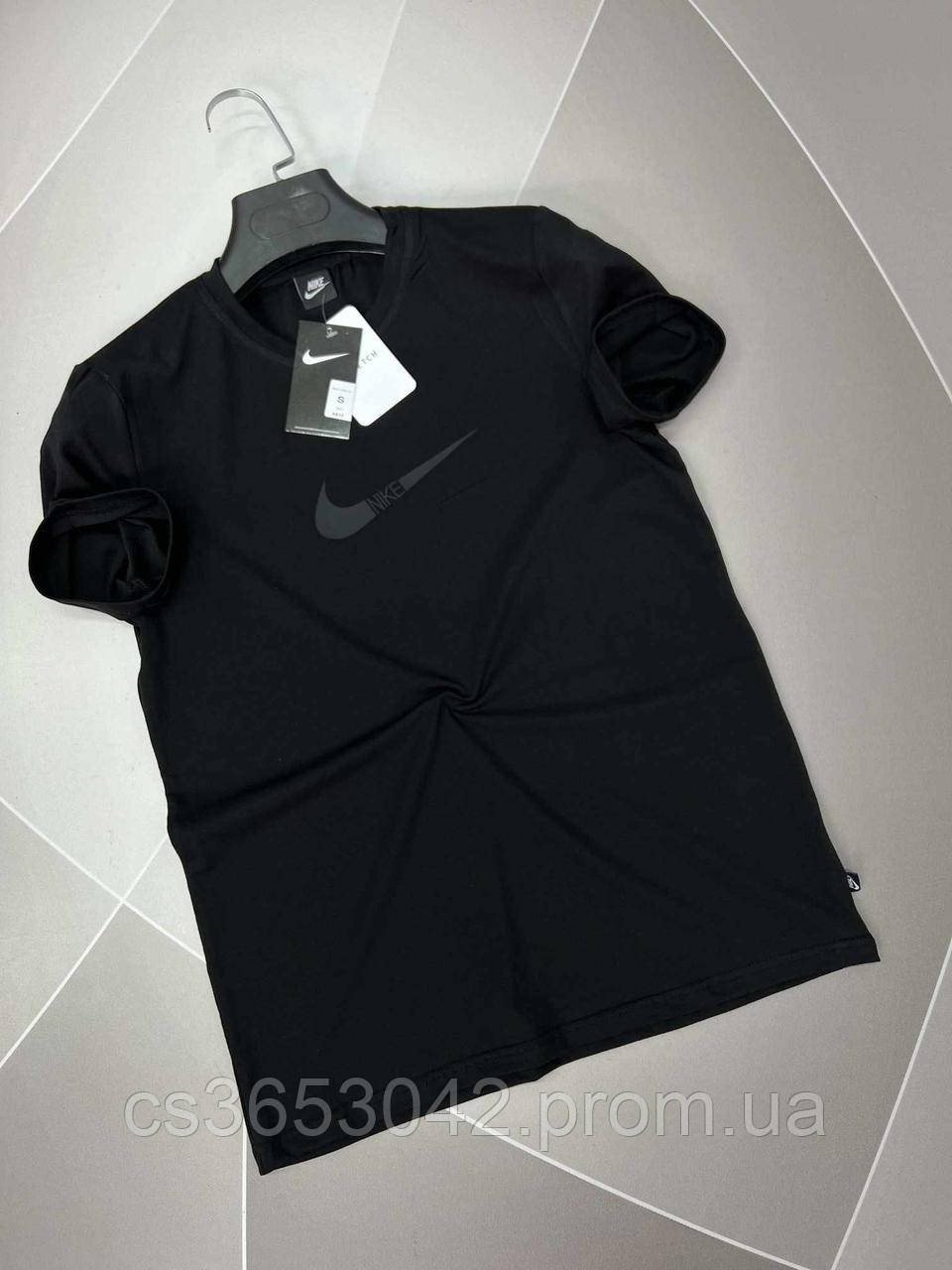 Чоловіча чорна трикотажна бавовняна футболка Nike Найк Туреччина