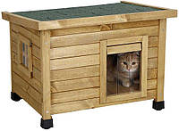 Дом для кошки Будиночок для котів Kerbl Rustica, 57 x 45 x 43 cm