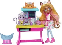 Enchantimals Health Clinic Hlh22 ветеринар доктор коти Mattel.