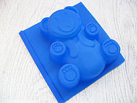 Силіконова форма для мила "Ведмедик  Барні великий"