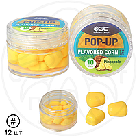 Силиконовая кукуруза в дипе Ананас GC Pop-Up Flavored 10мм (12шт)