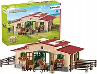 Стайня Schleich з кіньми Riding Center Set набір фігурок 42195.