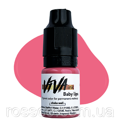 ПІГМЕНТ VIVA INK LIPS №5 BABY LIPS 4 мл, фото 1