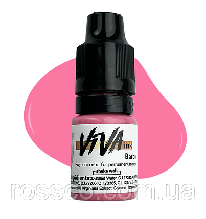 ПІГМЕНТ VIVA INK LIPS №2 BARBIE 4мл, фото 1