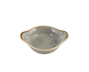 Соусник з ручками Dark Grey порцеляновий Porland 8 см 802907/DG