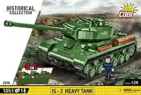 Cobi 2578 іс-2 Heavy Tank 1051 Blocks 3in1 важкий танк іс-2 історична колекція Cobi.