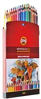 Олівці акварельні Koh-i-noor 36 кольорів Mondeluz 3719 лист.