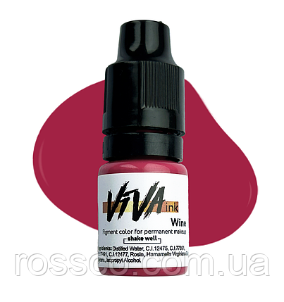 ПІГМЕНТ VIVA INK LIPS №10 WINE 4 МЛ, фото 1