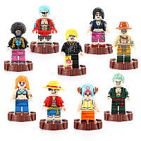 Набор человечки Ван Пис фигурки для лего lego 9 штук мини фигурка One Piece