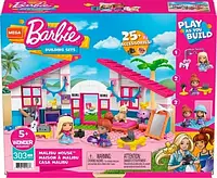 Конструктор будинок барбі Mattel Mega Barbie Malibu House + 2 фігурки Gwr34 303 ел. Bloks.