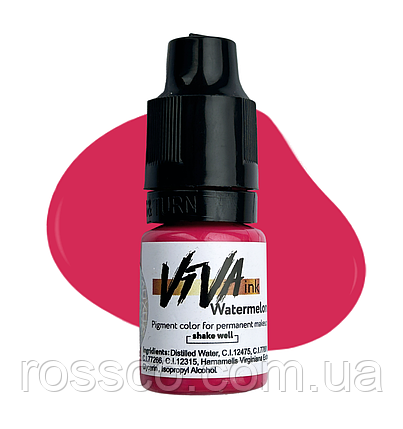 ПІГМЕНТ VIVA INK LIPS №12 WATERMELON 4 МЛ, фото 1
