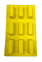 Силиконовая форма для десертов Савоярди большая НН 106 Желтый