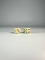 Кубики, кості, зари гральні для настільних ігор (більярдна куля), 14 мм, арт.800905