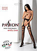 Еротичні колготки бодістокінг червоного кольору Passion S026 Talla, фото 4