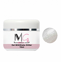 Гель камуфлирующий для наращивания MG Nails UV Gel Glitter MilkShake 15 мл (23605Gu)