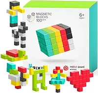 Набір магнітних блоків Pixio 100 шт. магнітні блоки дизайн серії.