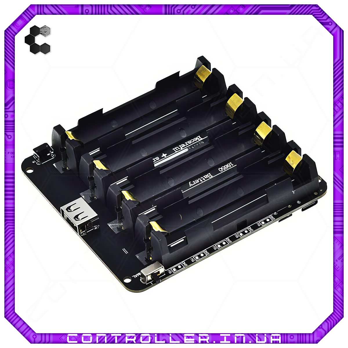 Plata 2x18650 Battery shield V8