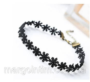 Чокер / Чорний /  Мереживне намисто Прикраса для шиї / Мереживний, фото 1