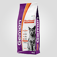 Сухой корм Gemon Cat Sterilised для взрослых стерилизованных кошек всех пород с индейкой, 7 кг