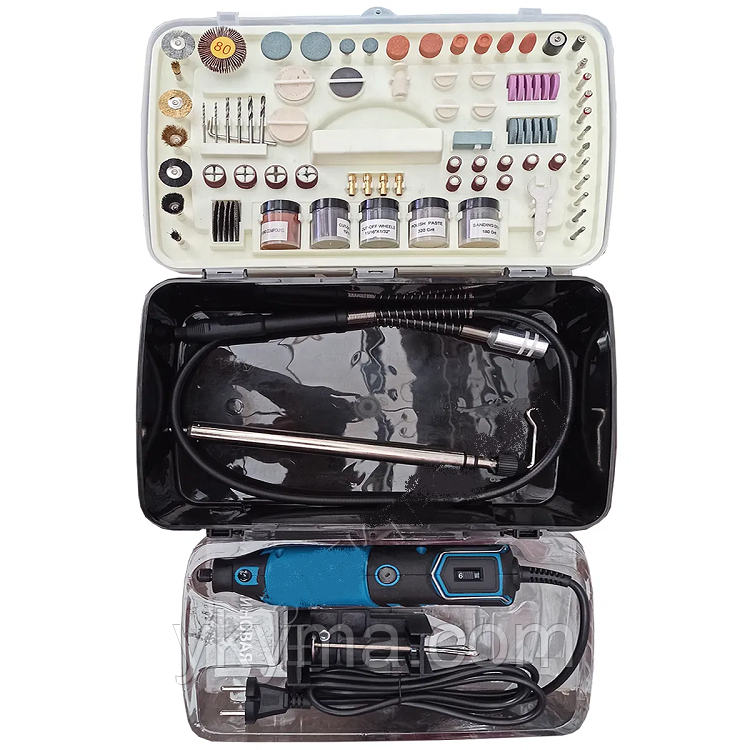 Гравер Kraissmann 180 SGW 219 (стійка, гнучкий вал, 219 насадок), фото 1