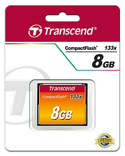 Карта пам'яті Transcend CF 8GB 133X