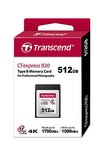 Карта пам'яті Transcend CFexpress 512GB Type B R1700/W1100MB/s