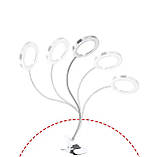 Настільна LED лампа - лупа FS-017 на затиску/прищіпці (збільшувальна лінза х3 з підсвічуванням), 5,5 Вт., фото 8