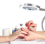 Настільна LED лампа - лупа FS-017 на затиску/прищіпці (збільшувальна лінза х3 з підсвічуванням), 5,5 Вт., фото 3