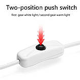 Настільна LED лампа - лупа FS-017 на затиску/прищіпці (збільшувальна лінза х3 з підсвічуванням), 5,5 Вт., фото 10