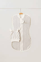 Євро пелюшка на блискавці з шапочкою Wind, молоко