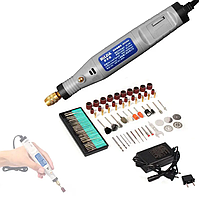 Мінішліфувальна машина-гравер-бормашина Hilda jd5202 з фрезами гравери мережеві